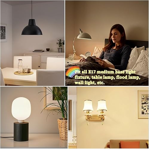 Miniatura 6 de Bombillas de microondas debajo del capó, bombilla LED equivalente a 40 vatios E17 8206232A para campana extractora, estufa, horno, refrigerador, no