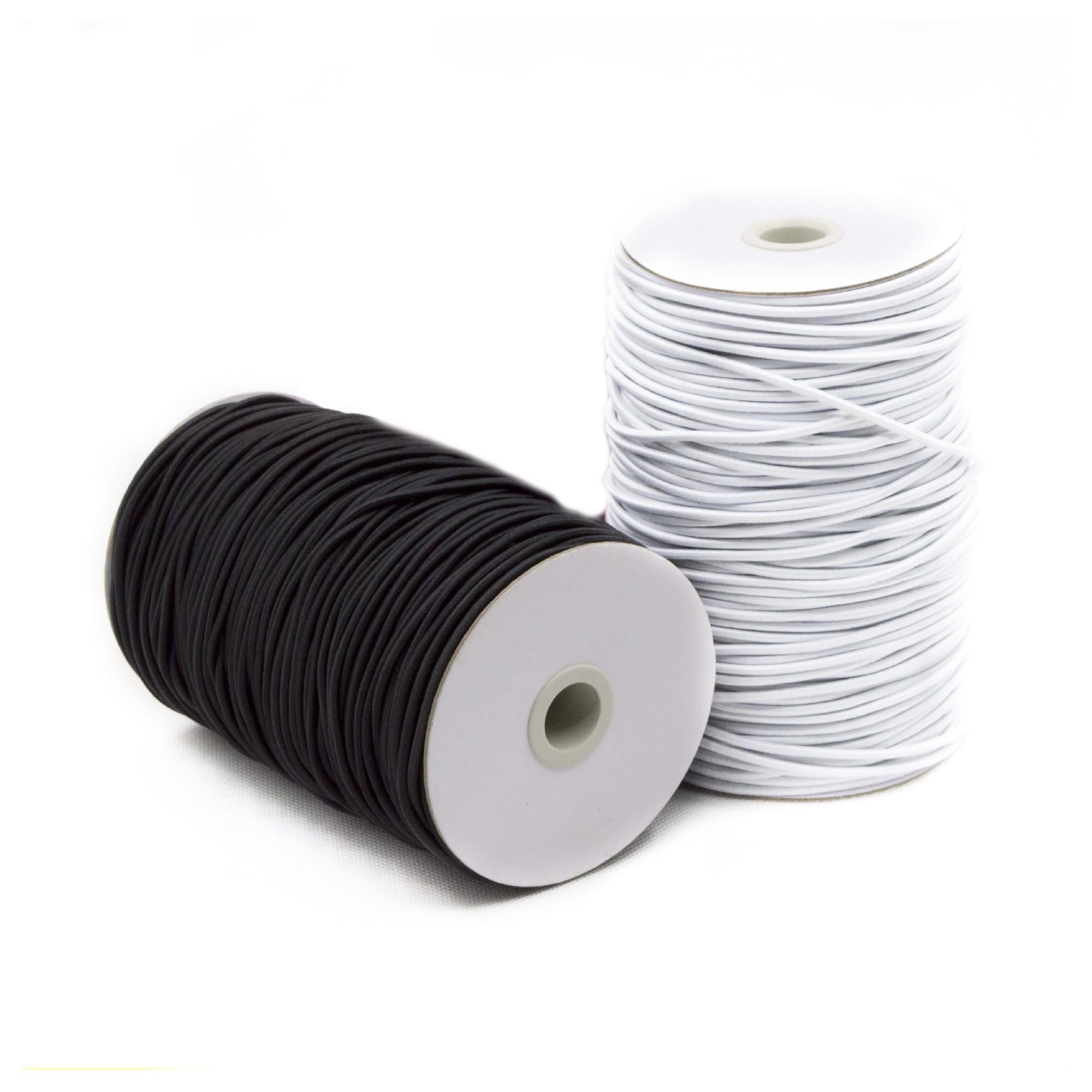 Gummikordel 10MM Rundgummi Elastisches Seil Gummischnur für Armbänder Vielseitige Stretch Gummiseil Expanderseil Spannseil Perlenschnur Gummibänder zum Nähen DIY Basteln Stirnband(Schwarz,10m)