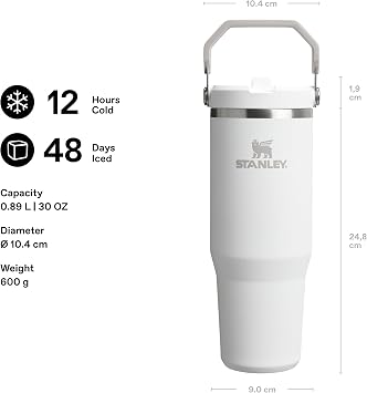 Stanley IceFlow Flip Straw Tumbler Pipetli Termos Bardak, 0.89 L