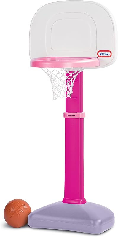 Little Tikes TotSports Easy Score Basketball Set Pink, 22.00 L x 23.75 W x 61.00 H Inches
