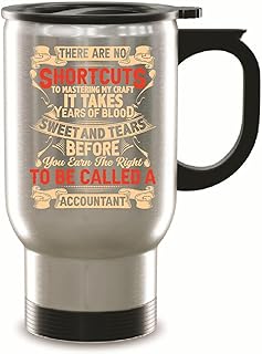 Accounting Career Journey from Novice to Professional Perfect Gift for Aspiring Accountants 14oz Steinless Steel Travel Mug