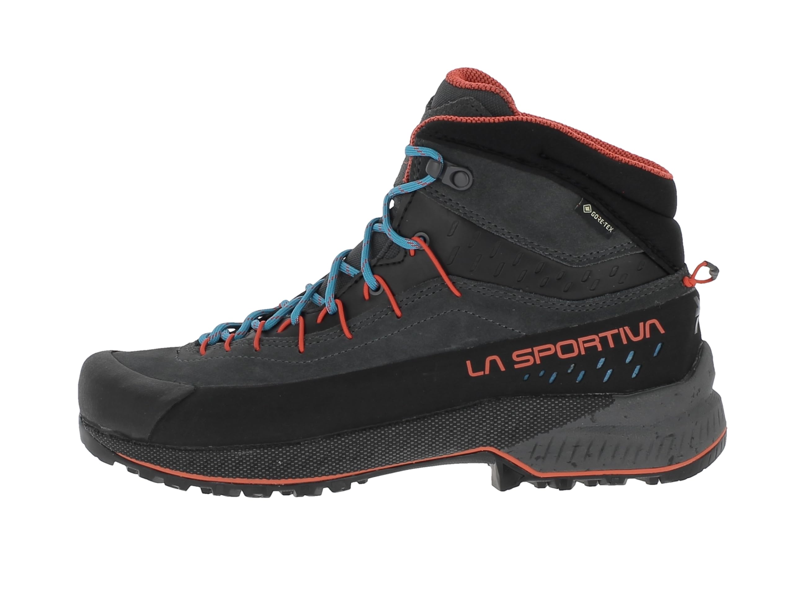 LA Sportiva LaSportiva TX4 Evo Mid GTX – Scarpe da Trekking da Uomo – Carbonio/Cherry Tomato