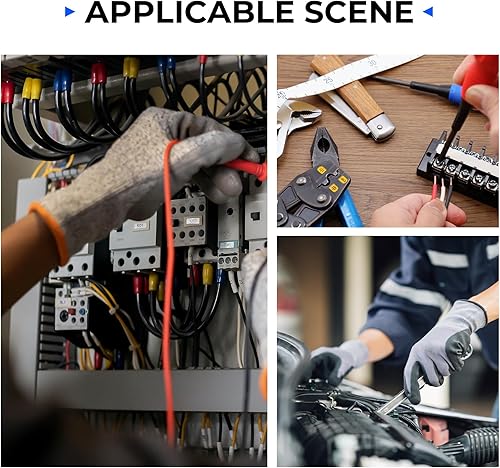 Miniatura 6 de Doppy Herramienta de mano de prensado hidráulico 10 toneladas 12-20 AWG Alambre hidráulico Herramienta de prensado conjunto de terminales de