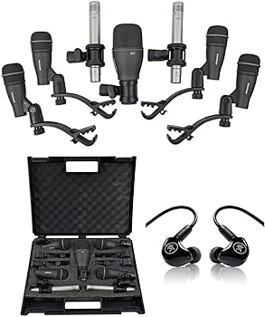 Amazon.com: Samson DK707 Drum Mic Kit-(1) Kick Bundle with (4