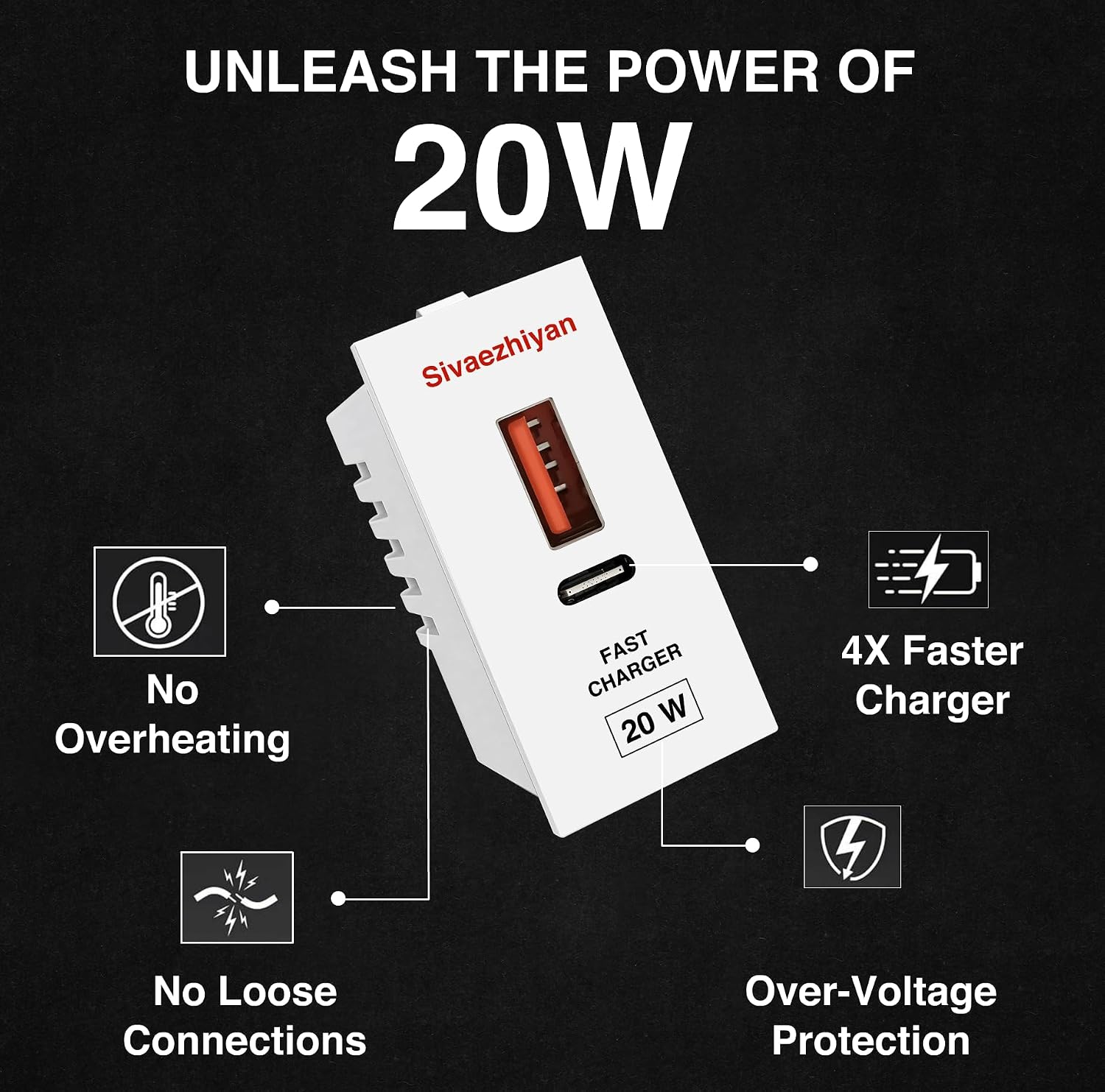 Sivaezhiyan Charger 20W Detail View