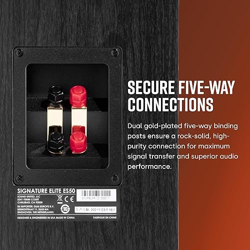 Miniatura 37 de Polk Signature Elite ES50, altavoz de pie con certificación de audio de alta resolución y compatible con Dolby Atmos y DTS:X, tweeter de 1 pulgada