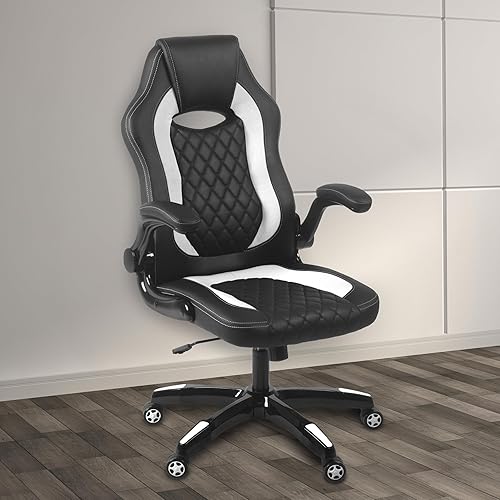 Miniatura 4 de Aon Archeus - Silla de escritorio para computadora estilo videojuegos, soporte lumbar integrado, brazo abatible, bloqueoinclinación 360 giratorio,