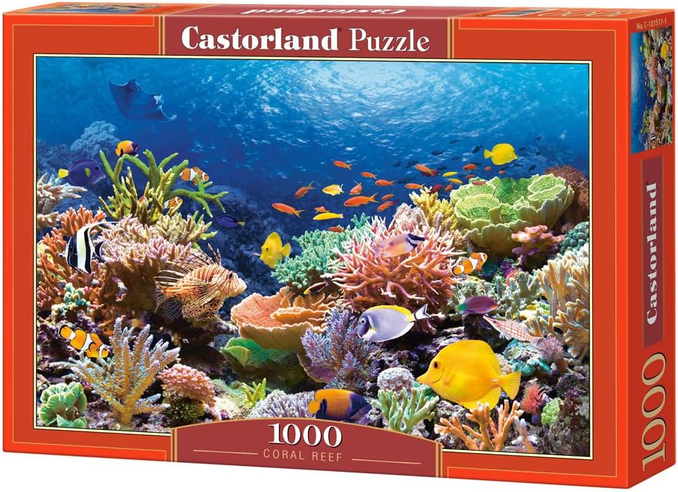 Castorland CSC101511 Hobby Panoramic Coral Reef Fishes Jigsaw Puzzle