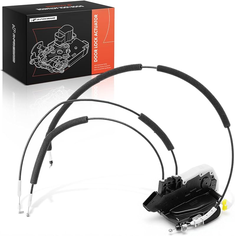 Atuador da fechadura da porta dianteira esquerda A-Premium para Nissan Versa Sedan – 1 unidade