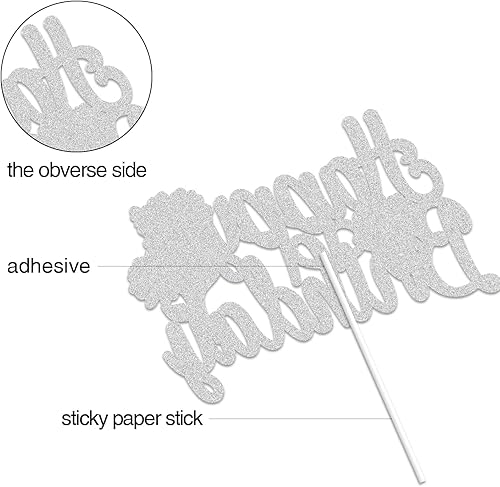 Miniatura 3 de Decoración para pastel de cumpleaños con purpurina dorada, decoración de pastel de margaritas hippie, decoración de verano con temática floral,