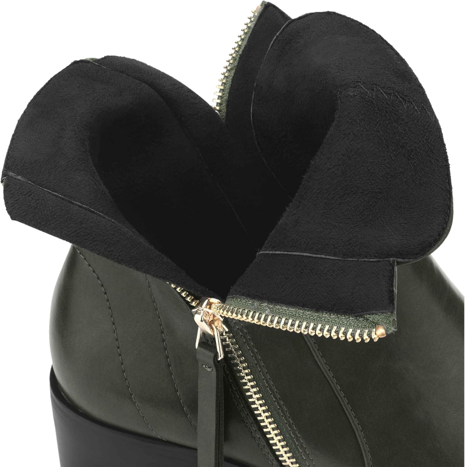 Perphy Pointy Toe Classic Low Heel Ankle Booties - Image 6