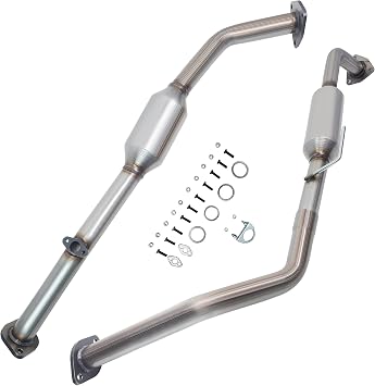 Catalytic Converter Compatible with Toyota Sequoia 4.7L 2001-2004 | Left&Right Front D/S & P/S 2 pieces EPA Compliant