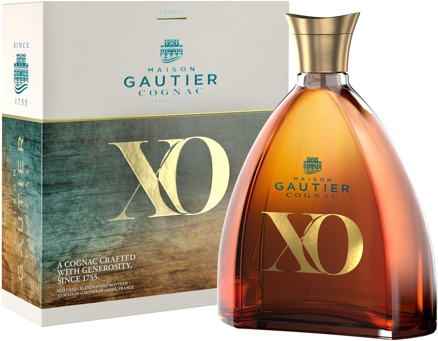 Gautier Cognac XO Gold & Blue 1 x 0.7 L