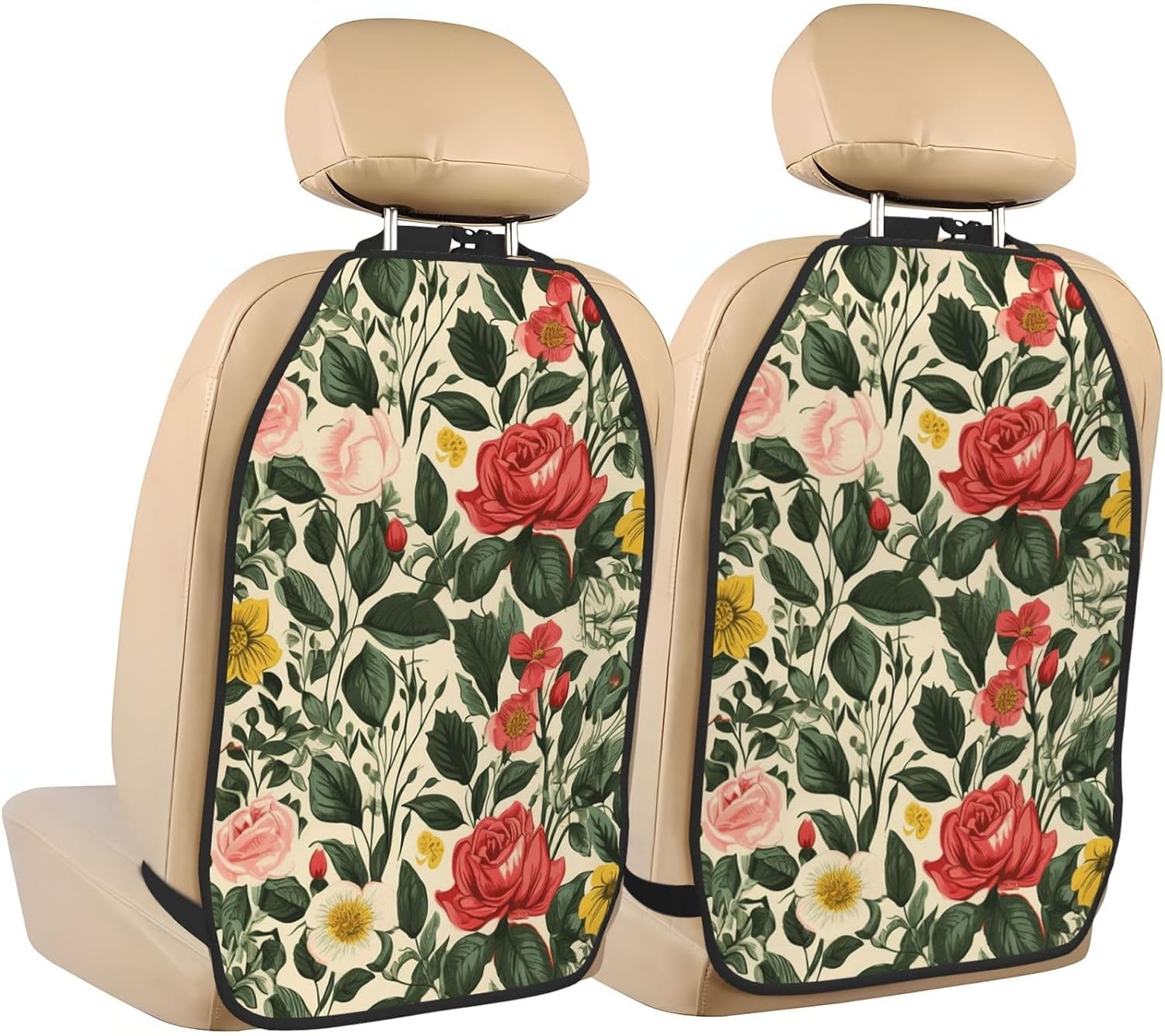 2 Pack Kick Mat Back Seat Protector Car Back Seat Cover For Kids Feet