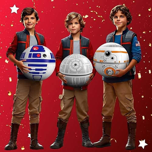 Miniatura 8 de Juego de 12 bolas inflables grandes de juego, bolas de 14 pulgadas, gran regalo de cumpleaños, decoración de fiesta, juego en interiores y exteriores