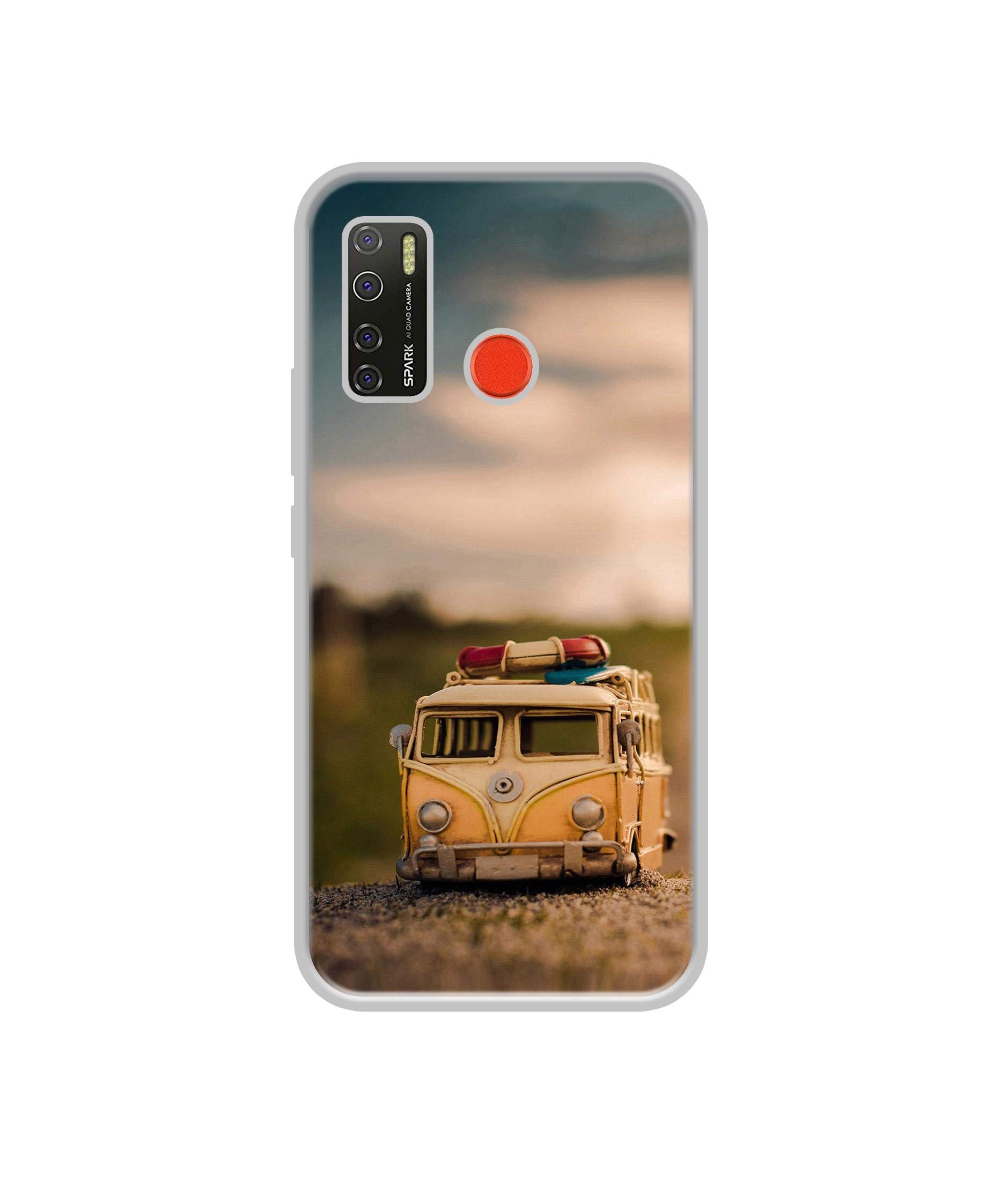 Casotec Toy Car Design Printed Silicon Soft TPU Back Case Cover for Tecno Spark 5 / Spark 5 Pro (B08H8B99CP) Amazon Price History, Amazon Price Tracker