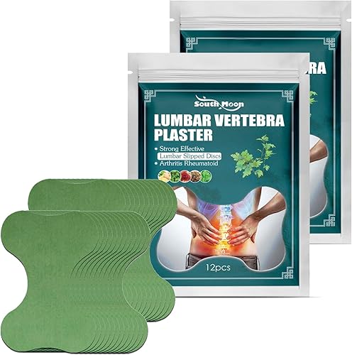 Parches de vértebra lumbar, ajenjo a base de hierbas, apoyo para la espalda y la columna vertebral, comodidad muscular y articular, manejo no