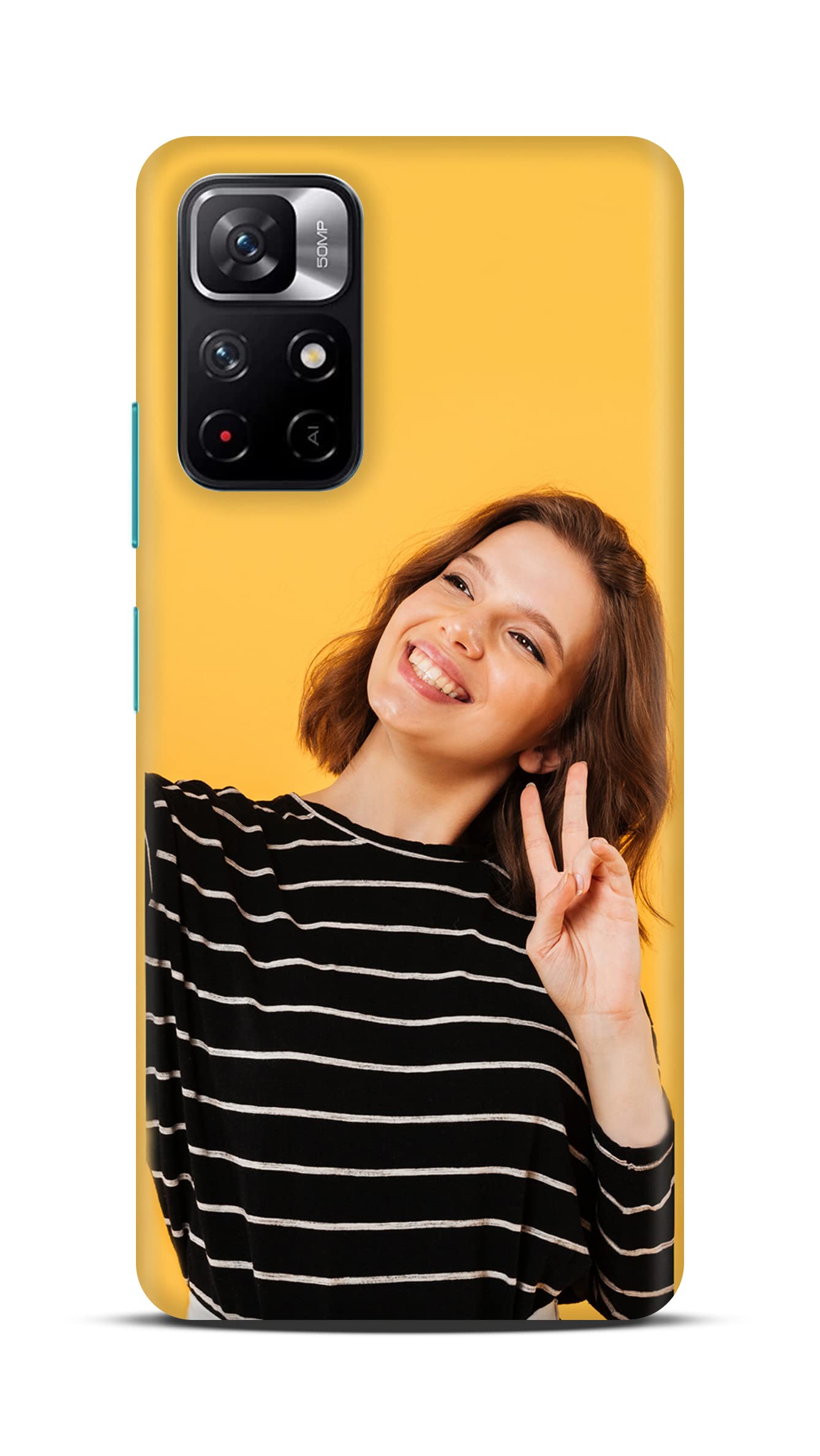 Taxton Customised Personalised Photo Printed Mobile Case Back Cover,Your Own Photos Messages Personalized Birthday Gift for Redmi Note 11T Pro