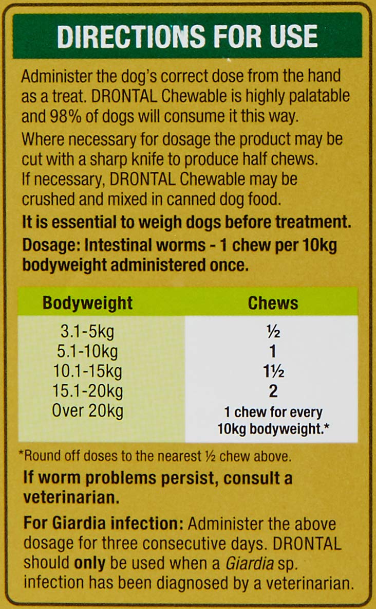 drontal chewable 10kg