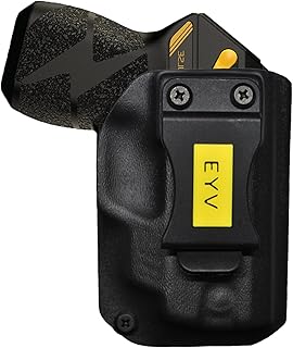 IWB Gun Holster for Concealed Carry - Compatible with Taser Pulse/Pulse + | Handmade Kydex Pistol Holster | EYV Holsters