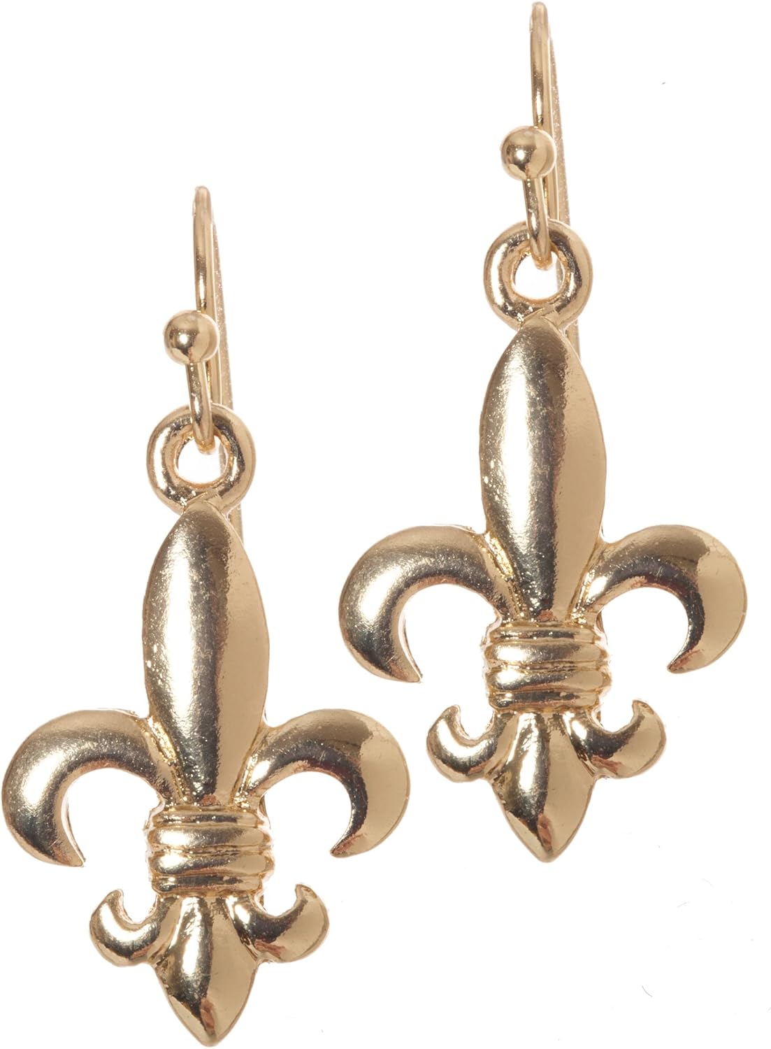 Artisan Owl - Fleur De Lis Dangle Earrings
