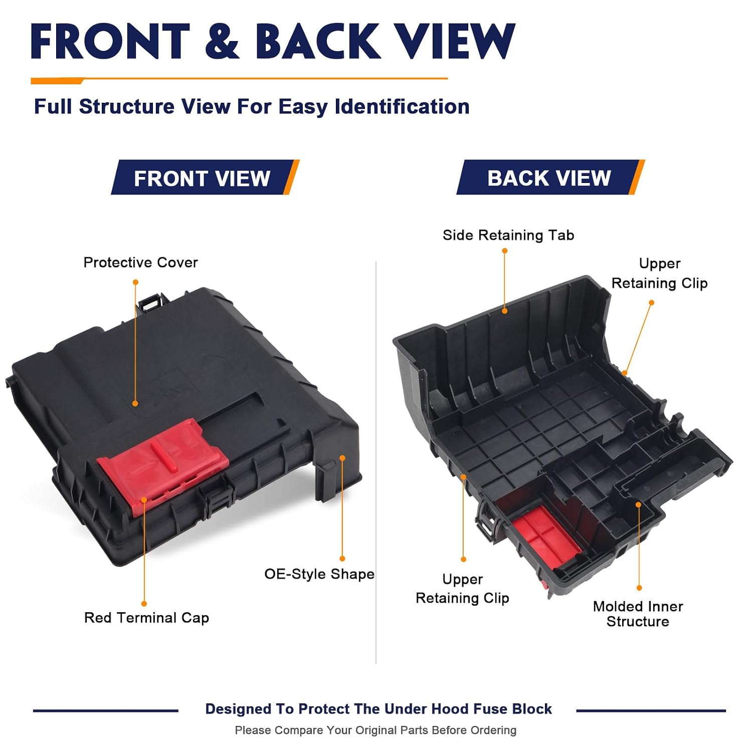 84336357 Fuse Block Cover Fits 2019-2027 Chevy GMC Cadillac