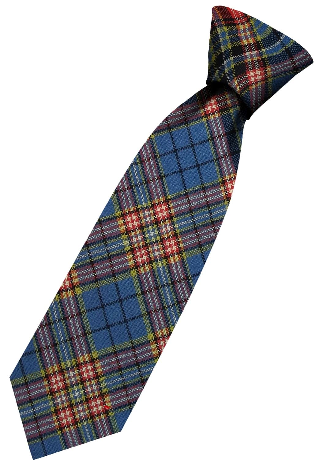 I LUV LTD Men Wool Tie Woven And Hand Made in Scotland in Drummond of Strathallan Ancient Tartan Scottish Clan Mens Ties