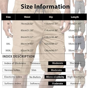 Men's Drawstring Cargo Shorts Loose Fit Below Knee Summer Casual Shorts with Pockets for Men