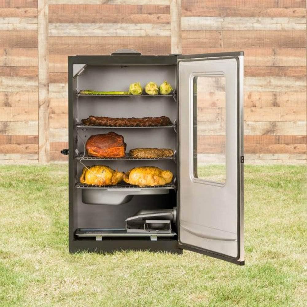 Masterbuilt 20070311 40-Inch Top Controller Electric Smoker with Window and RF Controller
