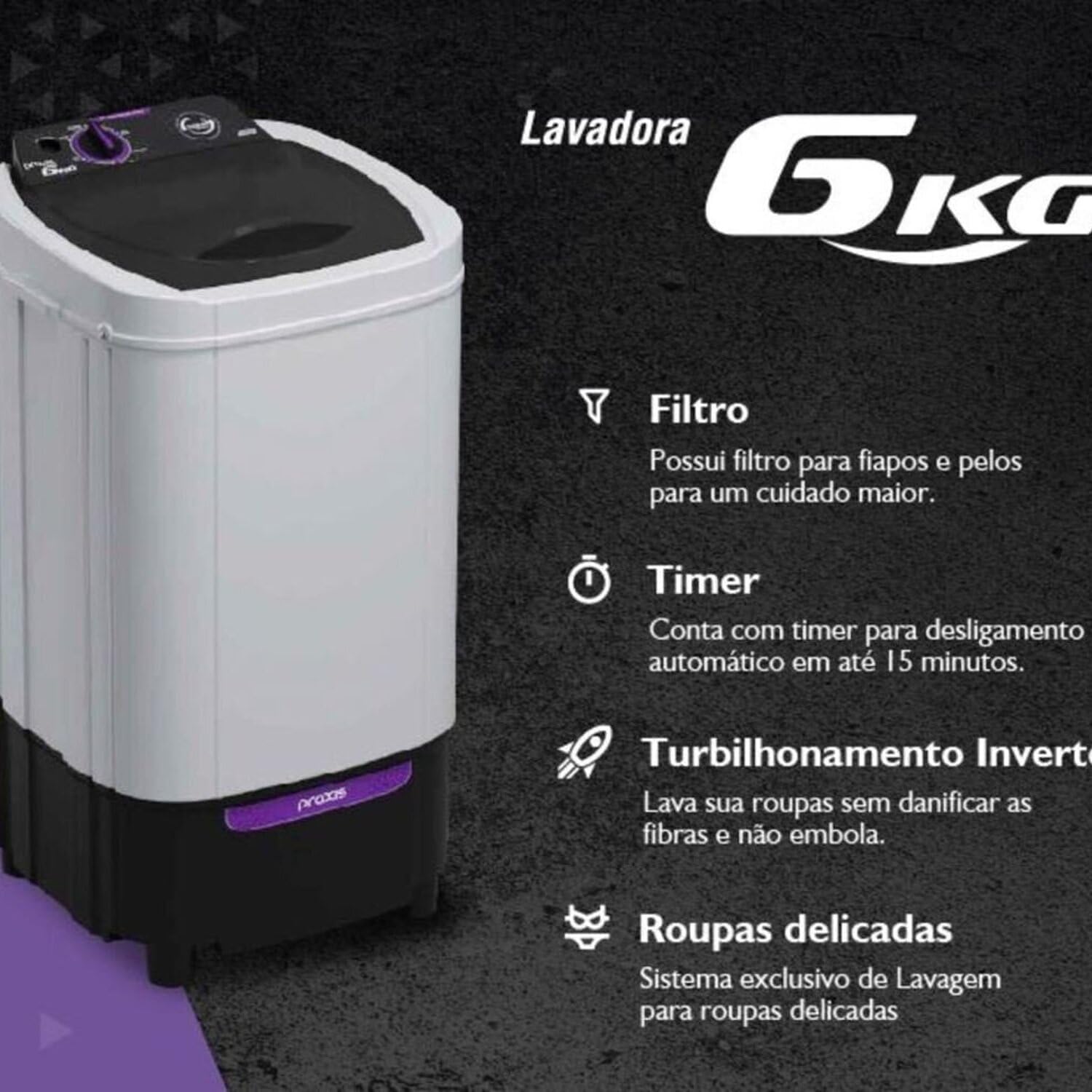 Máquina de Lavar Roupas 6kg Sem Dreno: Review Testado por 7 Dias
