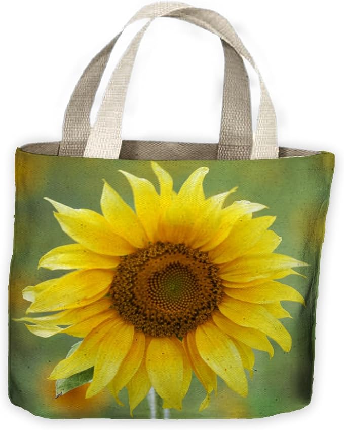 sunflower reusable shopping bolsas