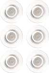 Quartet Glass Dry-Erase Board Strong Magnets, Whiteboard, Large, Silver, 6-Pack (85391)
