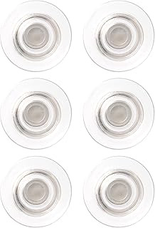 Strong Magnets, Glass Whiteboard, Dry Erase Board, Large, Clear Rare Earth Magnets, 6 Pack (85391)