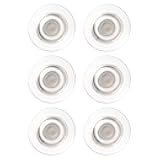 Quartet Strong Magnets, Glass Whiteboard, Dry Erase Board, Large, Clear Rare Earth Magnets, 6 Pack (85391)