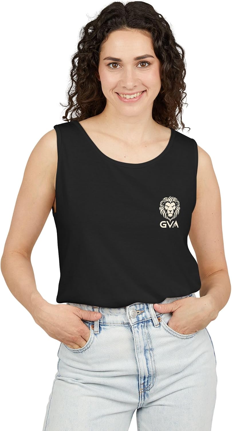 Lion Logo Tank Top for Men Women - Fierce Lion Graphic Sleeveless Shirt - Gift