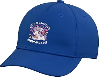 Just A Girl Who Loves Ramen and K-Pop Girl Kpop K Pop Adjustable Baseball Hat