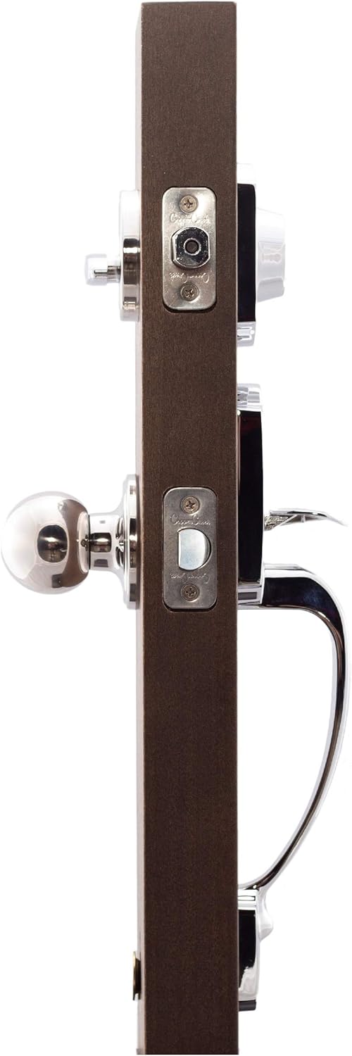Lіmіtеd Dіѕсоunt Copper Creek HZ2610xBK-PS Heritage Front Door Handleset with Ball Knob Interior Assembly in PS