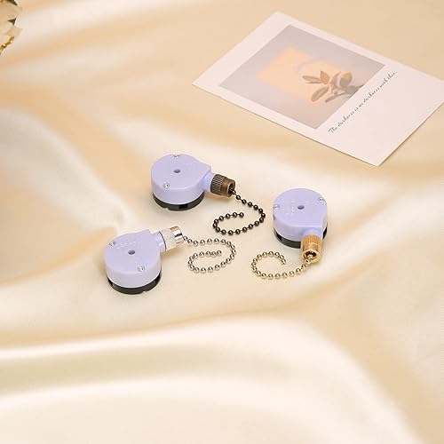 Miniatura 5 de Zing Ear ZE-228S - Interruptor de 2 velocidades de 3 cables, interruptor de control de velocidad para ventiladores de techo, lámparas de pared, luz