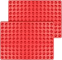 Vista 8 de 2 piezas de moldes de silicona mini en forma de corazón, moldes de chocolate con forma de corazón de 255 cavidades para hornear, caramelos, cuentas