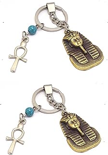 immatgar pharaonic king Tutankhamun keychain key ring ancient Egyptian souvenirs gifts for men and women from egypt