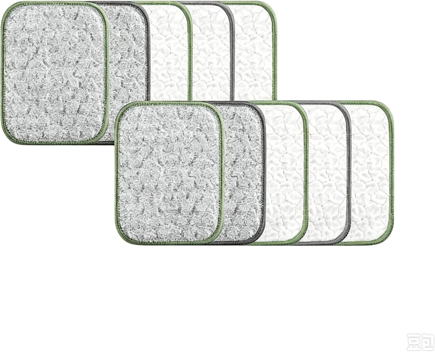 Multipurpose Wire Dishwashing Rags 10 Pack, Reusable Double‑Sided Miracle Cleaning Cloths, Non‑Scratch Wet & Dry Wire Dish Cloth for Kitchen, Sinks, Pots, Pans