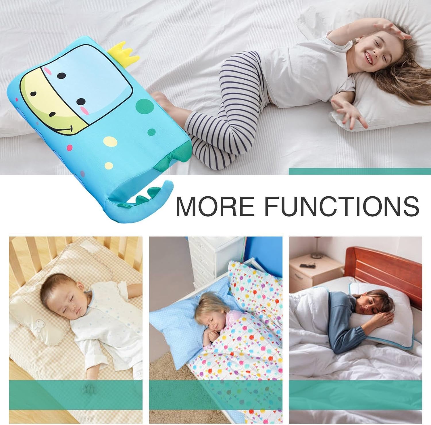 Little Bed Pillow Cushion Ergonomic Breathable Skin-Friendly Soft Comfort