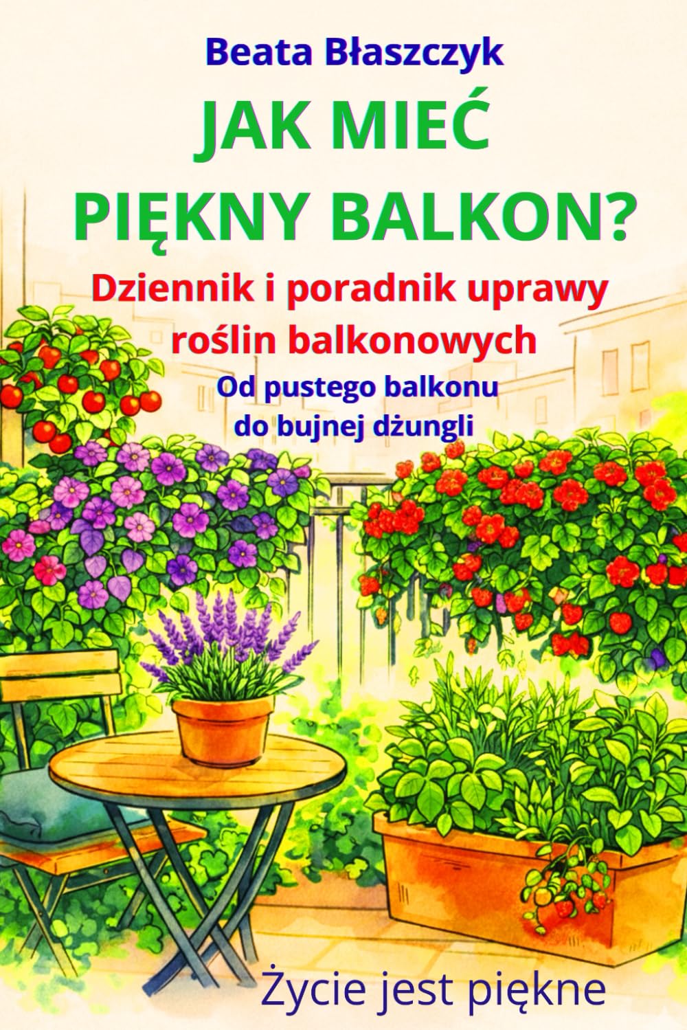 JAK MIEĆ PIĘKNY BALKON Dziennik i poradnik uprawy roślin balkonowych. Od pustego balkonu do bujnej dżungli.