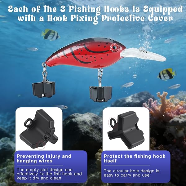 Regalo per Pescatori, 104 Pezzi Scatola Sorpresa Accessori da Pesca, Kit Completo da Pesca per Uomo, Attrezzatura da Pesca, Regalo Pescatore, Mystery Box Articoli da Pesca - 5