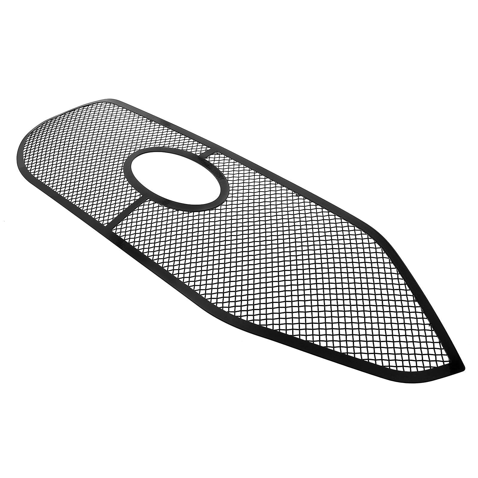 Grilleworld Black Stainless Mesh Grille Insert For 2018-2024 Ford Expedition Lower Bumper – 1.8mm Wire Mesh, Powder Coated