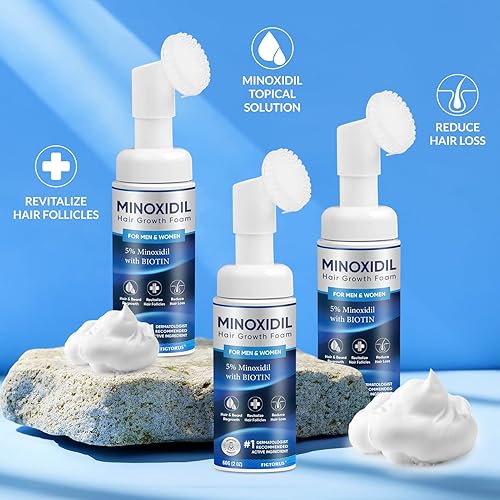 Miniatura 3 de Espuma de minoxidil al 5%, espuma de minoxidil para hombres, minoxidil para el crecimiento del cabello de mujeres, minoxidil para hombres y mujeres