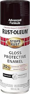 Rust-Oleum 345392 Stops Rust Advanced Spray Paint, 12-Ounce, Gloss Dark Walnut