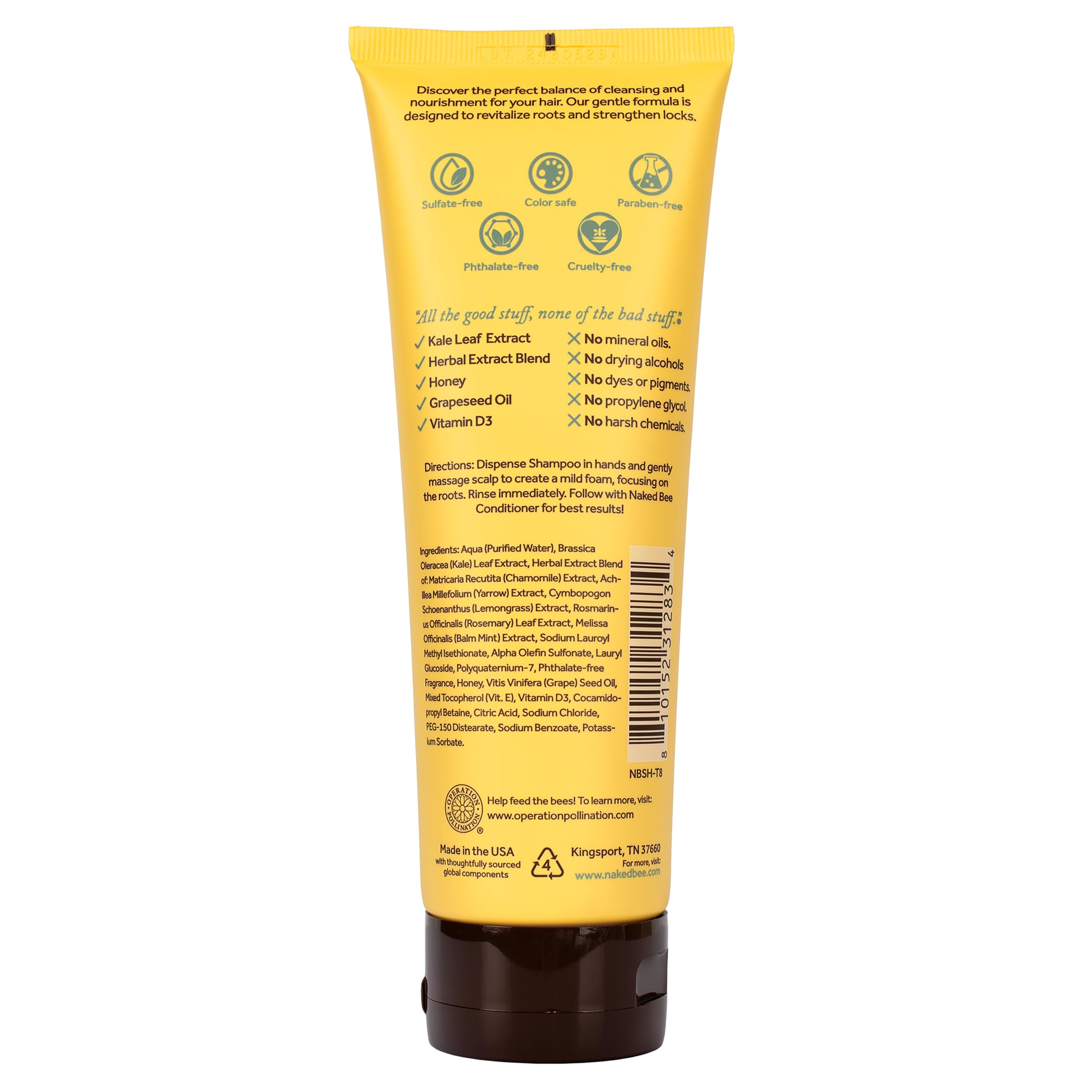 The Naked Bee Hair Care Product 8 Fl Oz