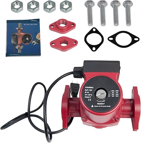 UPS26-99FC 52722512 Bomba de circulación de agua 16HP - Compatible con radiante, hidrónico, calefacción de bobina de ventilador y sistemas solares