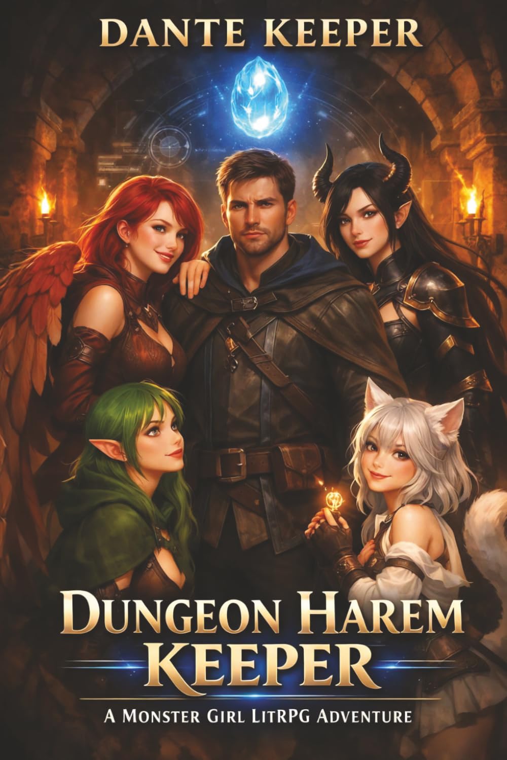 Dungeon Harem Keeper: A Monster Girl LitRPG Dungeon-Core Adventure (Monster Girls & Dungeons Series)